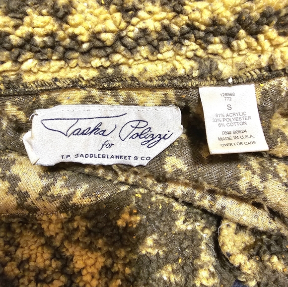 Tasha Polizzi Western Button Down Fleece Jacket Shacket - Picture 4 of 5
